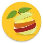 healthy recipes android application logo